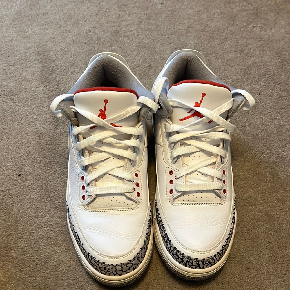 Jordan 3 cement. Justin Timberlake Super Bowl model. No box and replacement lace